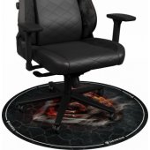Tellur 400 Round Lava 100cm Black