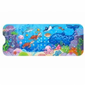 Underwater World neslystantis vonios kilimėlis su siurbtukais 100x40 cm