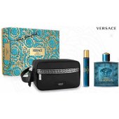 Eros EDT 100ml + Travel Spray 10ml + Travel Case