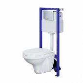 UNITAZAS+RĖMAS+MYGTUKAS AGIS S701-022