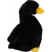 Black Plush Goose Mascot Cuddly Plush Duck 30cm