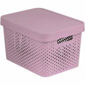 Curver INFINITY 17L Pink Openwork Container with Lid
