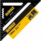 DEWALT Speed Square 18cm Angle Finder (Black)