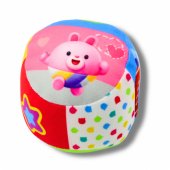 Soft Ball With Rattle For Toddlers Colorful 9cm