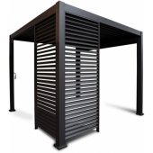 Blind wall for awning MIRADOR-111 123.5cm Dark Grey