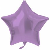 Foil Balloon "Star" 48cm Matte Purple Metallic