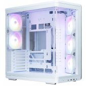 P60, ATX Mid Tower PC Case, 5 x 120mm ARGB Fans, White