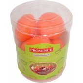 Candles Ball Orange Ø4.5x3cm 8pcs