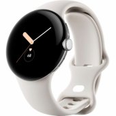Pixel Watch LTE 41mm Polished Silver/ Sport Band Chalk