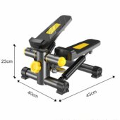 Compact Fitness stepper with screen and Adjustment knob