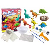 „Pasidaryk pats“ gipso liejimo rinkinys dinozaurams dažyti