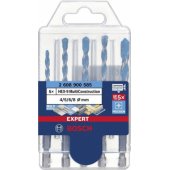 Bosch Expert HEX-9 MultiConstruction drill set, 5 pieces (O 4 / 5 / 6