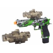 Electric Water Bullet Gun, 2in1 Arrows, Green