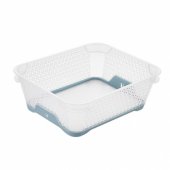 Basket A6 Jonas, balta, 20x16x7cm