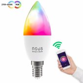 "Smart WiFi RGB LED Bubl E14 P4" Multicolor