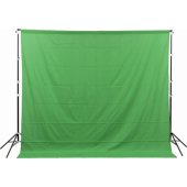 Green Screen Fabric backdrop 3×3 m
