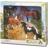 Collecta figūrėlė COLLECTA, 5 arklių rinkinys pakuotėje