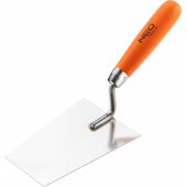 Neo trapecinė tinkavimo mentelė 140 mm su medine rankena (50-141)