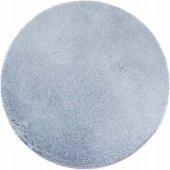 _8337890 Strado apvalus kilimas Alpaca 90x90 cm, sidabrinis – pliušinis, mię