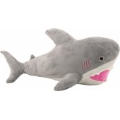Plush Shark Mascot Cuddly Toy 50cm Gray