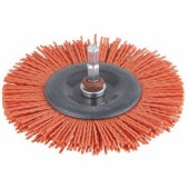 Wolfcraft nailoninis šepetys 100 mm, kotas 6 mm, raudonas (1502000)