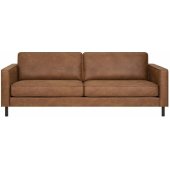 LUCAS 3-seater Brown