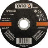 Yato Stainless Steel Cutting Wheel 125x1.2x22mm (YT-6103)