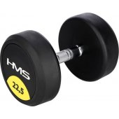 „HMS HG PRO“ gumuotas hantelis 1 x 22.5 kg.