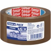 Tesa Taśma pakowa cichoodwijalna tesapack® STRONG 66m x 50mm, brązowa