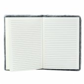 Plush Notebook Notebook Lined Gray Hare A5 80 Sheets