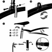 MTB fender 24” - 26” 65618