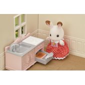 Sylvanian Families jaukus namelis raudonu stogu – pradinis namas