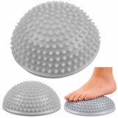 Sensory Hemisphere for Massage and Balance Exercises, Gray, 16 cm