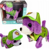 Dog Plush Interactive Animal Walks Barking Purple
