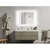 Bari Led 80x80cm Grey