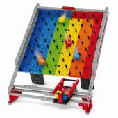 Rainbow Board Blocks Ball Track Slide Ball Catching Game, 477 vnt.