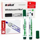 Set of Green Dry Erase Board Markers 12 pcs