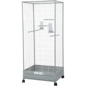 PRIMO CAMELIA cage, gray/ white color.