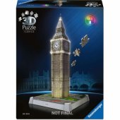 Ravensburger 3D Puzzle Iconics: Big Ben - with light 216 pieces