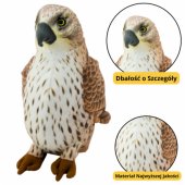 Plush Toy Peregrine Falcon Bird Brown 30cm