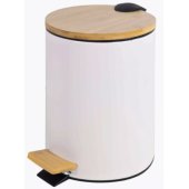 Pedal bin 5L White