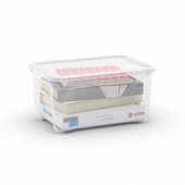 Basket T Box Clear 14L 27x38x19cm