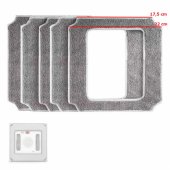 Spare square microfiber cloth for window cleaning robots 5 pcs.