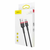 "Cafule CATKLF-A91 USB-C 3A / PD / QC 3.0" juodas