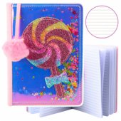 Notebook Notebook Lined Lollipop Confetti Holographic A5 80 Sheets