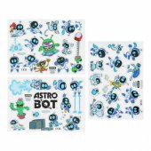 AstroBot Fridge Magnets (3 Sheets With 34 Magnets)