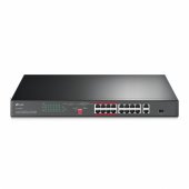 TP-LINK TL-SL1218P network switch Fast Ethernet (10/ 100) Black