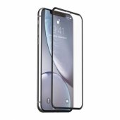 Nuo atspindžių saugantis grūdintas stiklas „iPhone XR (6.1)“ juodas (10 vnt.)