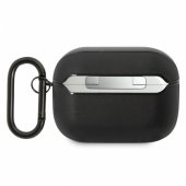Leather Big Logo case for AirPods Pro Black