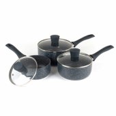 RH00847EU7 Nightfall Stone 3-Piece Saucepan Set